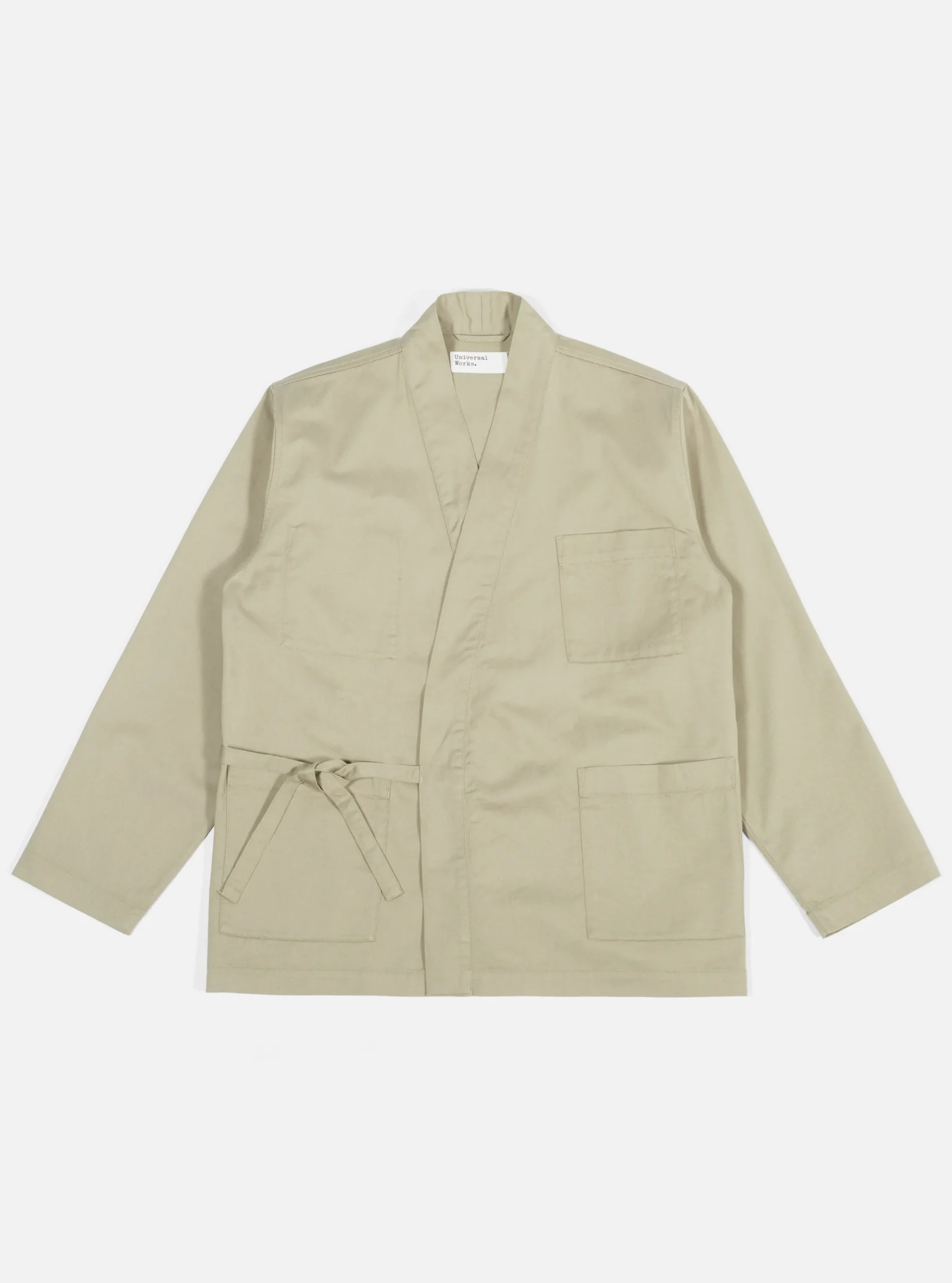 Fashion Kyoto Work Jacket In Stone Twill Men Jackets.