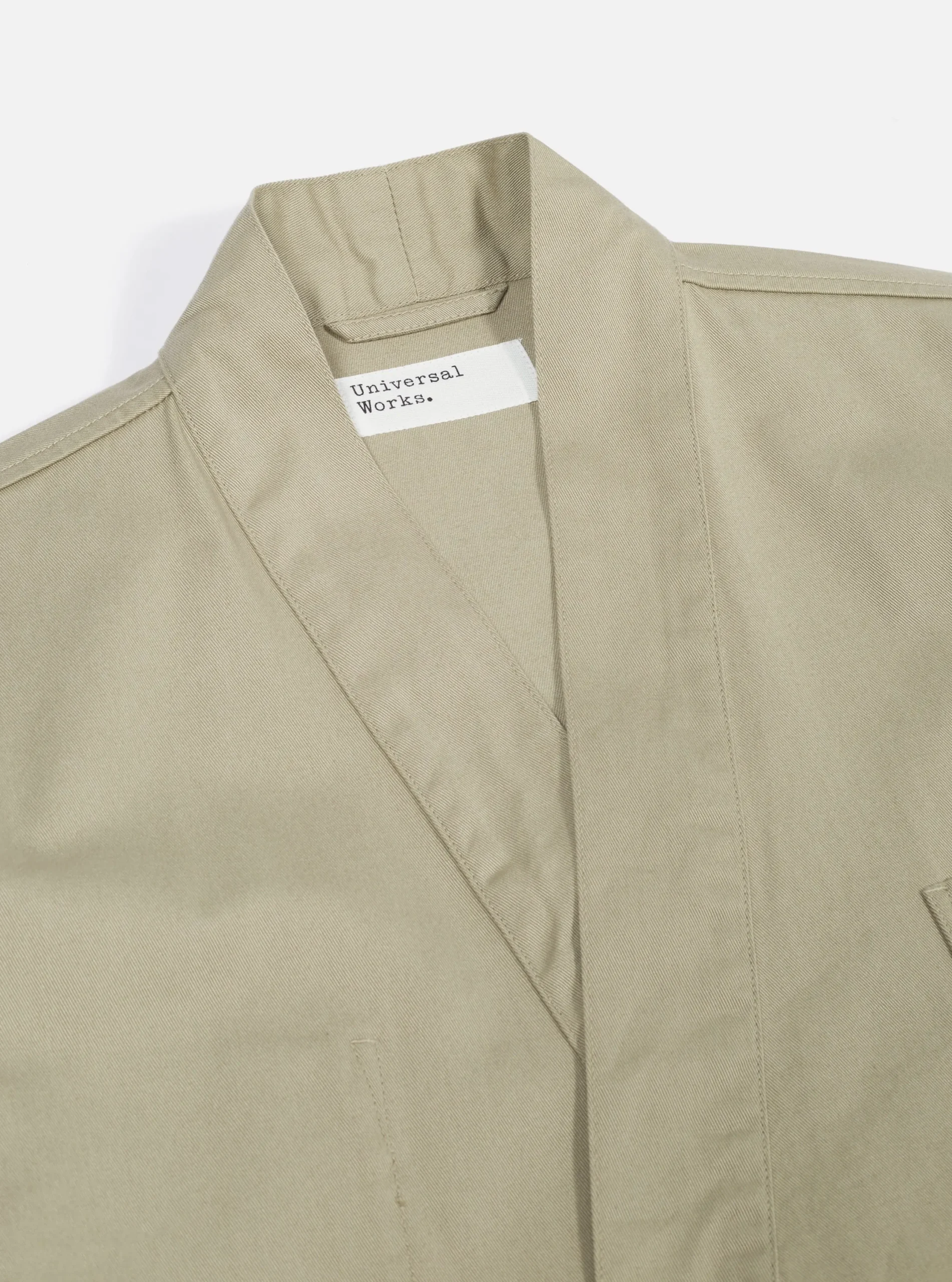 Fashion Kyoto Work Jacket In Stone Twill Men Jackets.