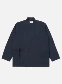 Cheap Kyoto Work Jacket In Navy Twill Men Jackets.