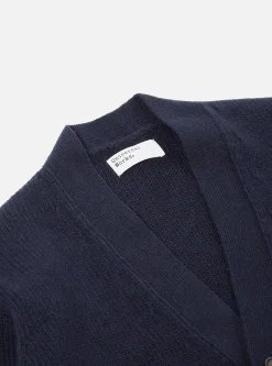 Cheap Langdale Cardigan In Navy Eco Wool Men Knitwear.