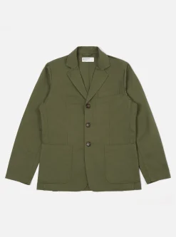 Store London Jacket In Light Olive Twill Men Jackets.