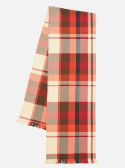 Cheap Long Scarf In Red Earth Check Men Accessories.