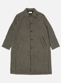 Cheap Long Swing Overcoat In Olive Cortina Tweed Men Coats & Outerwear.