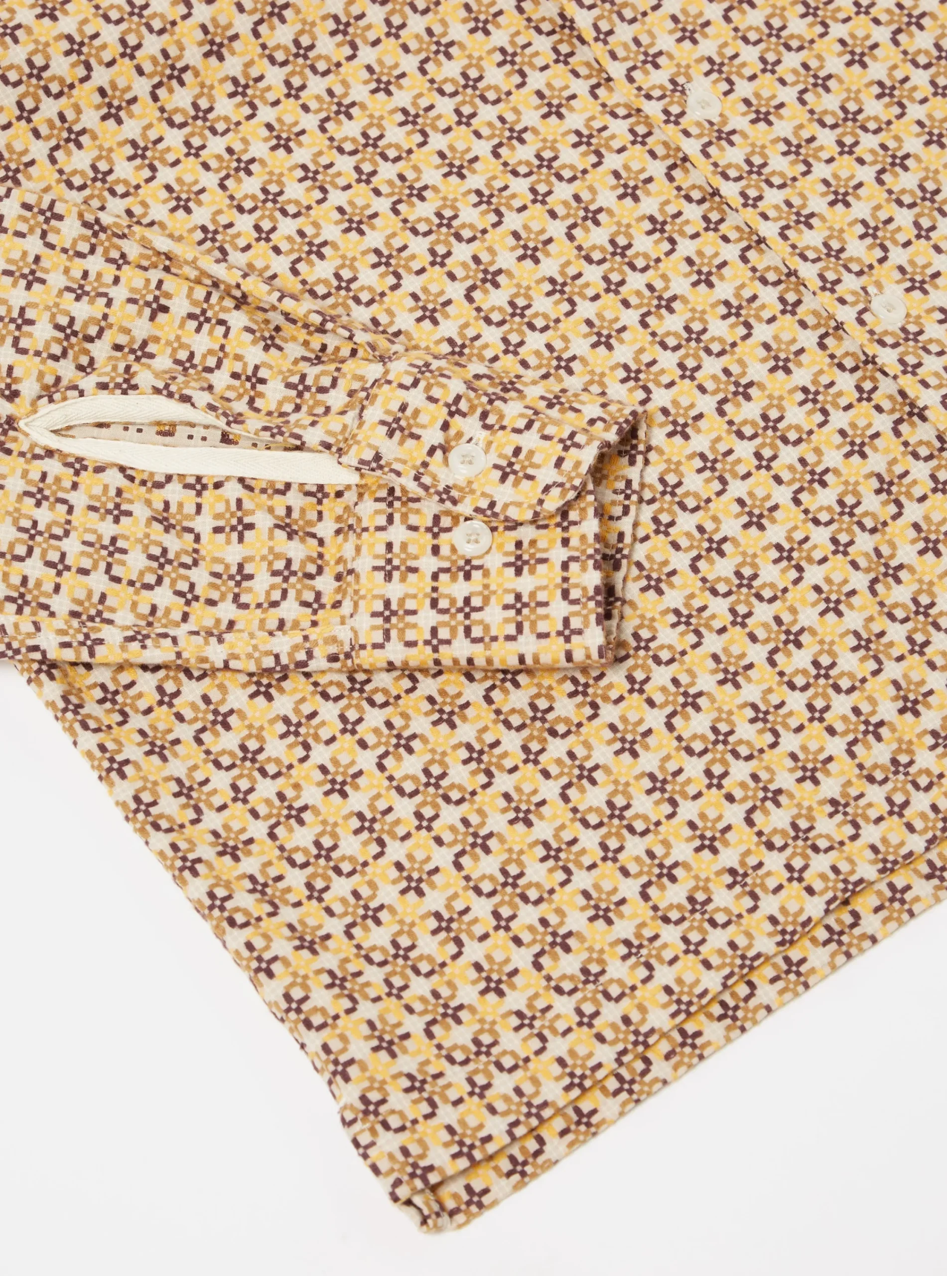 Cheap L/S Camp Shirt In Taupe Carlos Cotton Men Overshirts.