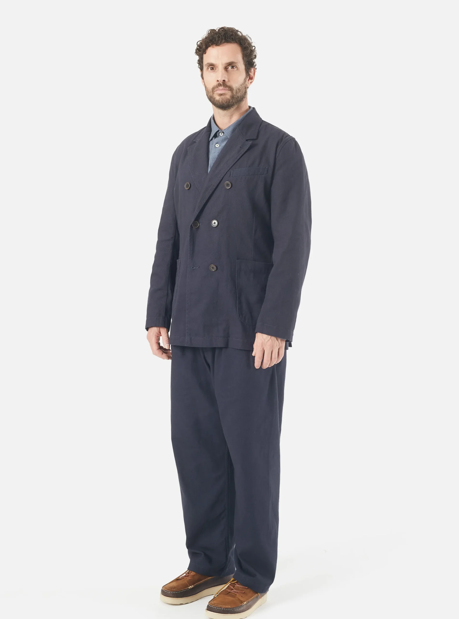 Cheap Manor Jacket In Navy Winter Twill Men Jackets.