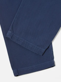 Best Sale Military Chino In Indigo Soft Twill Men Trousers.