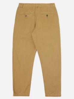 Discount Military Chino In Sand Soft Twill Men Trousers.
