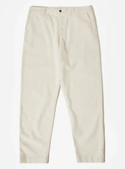 Best Sale Military Chino In Ecru Chevron Cotton Men Trousers.