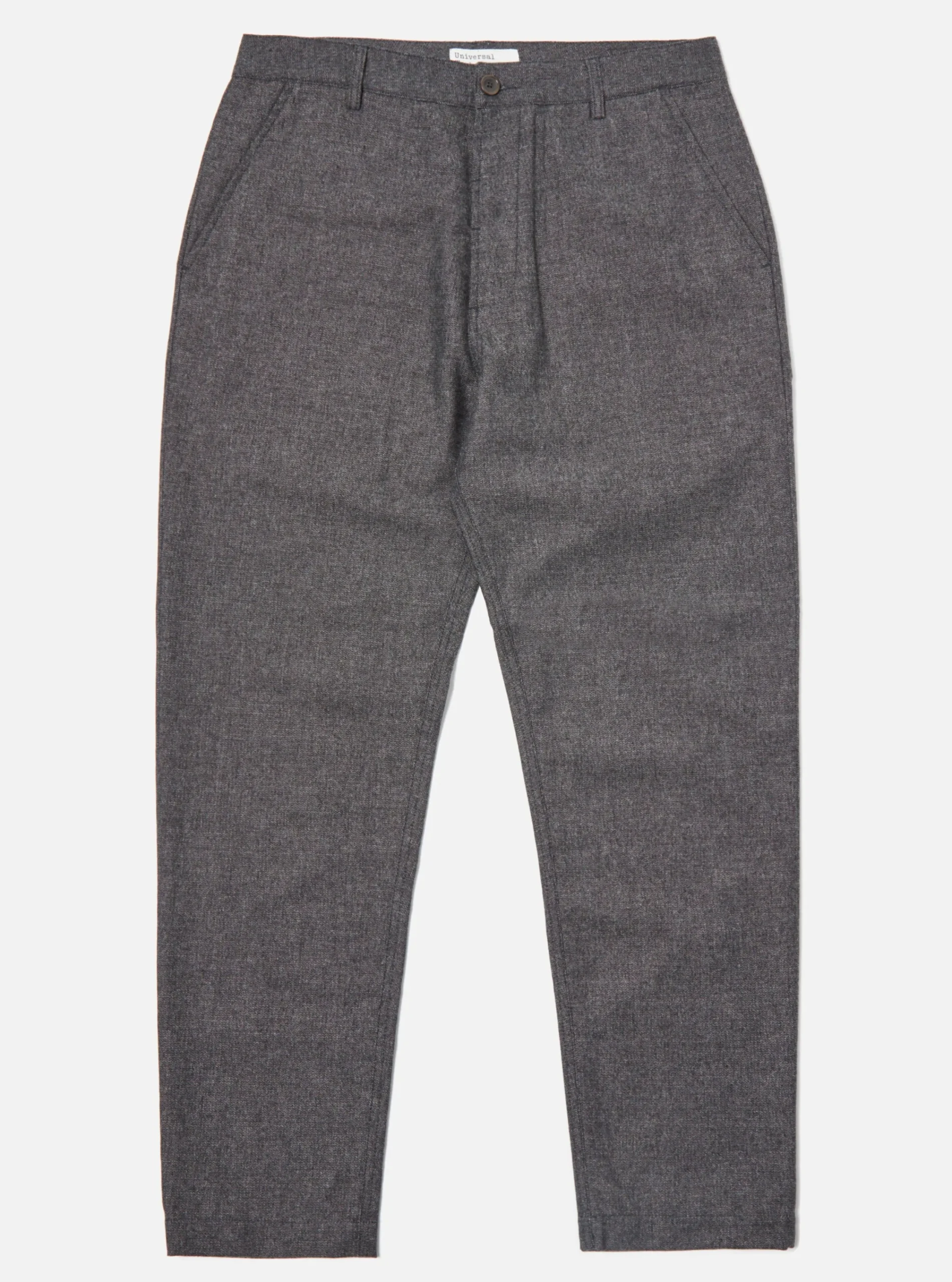 Cheap Military Chino In Grey Upcycled Italian Tweed Men Suiting.