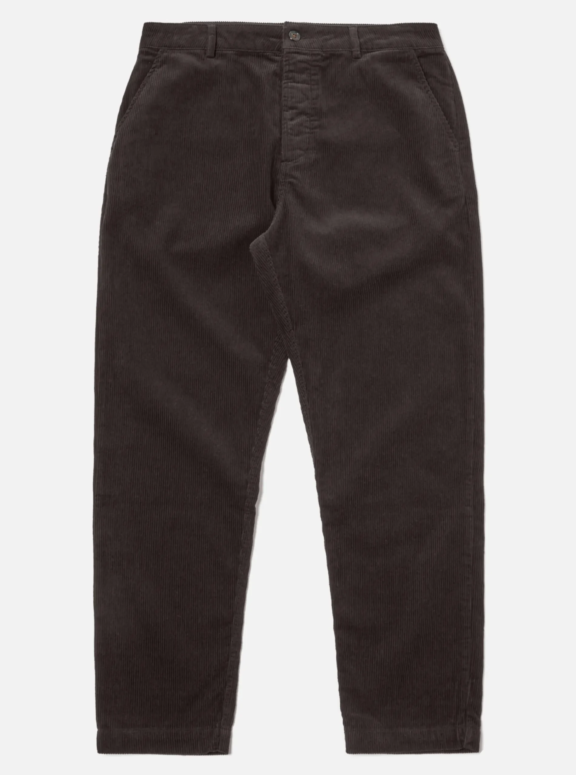 Best Sale Military Chino In Licorice Cord Men Suiting.