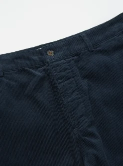 Fashion Military Chino In Navy Cord Men Suiting.