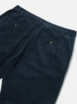 Fashion Military Chino In Navy Cord Men Suiting.