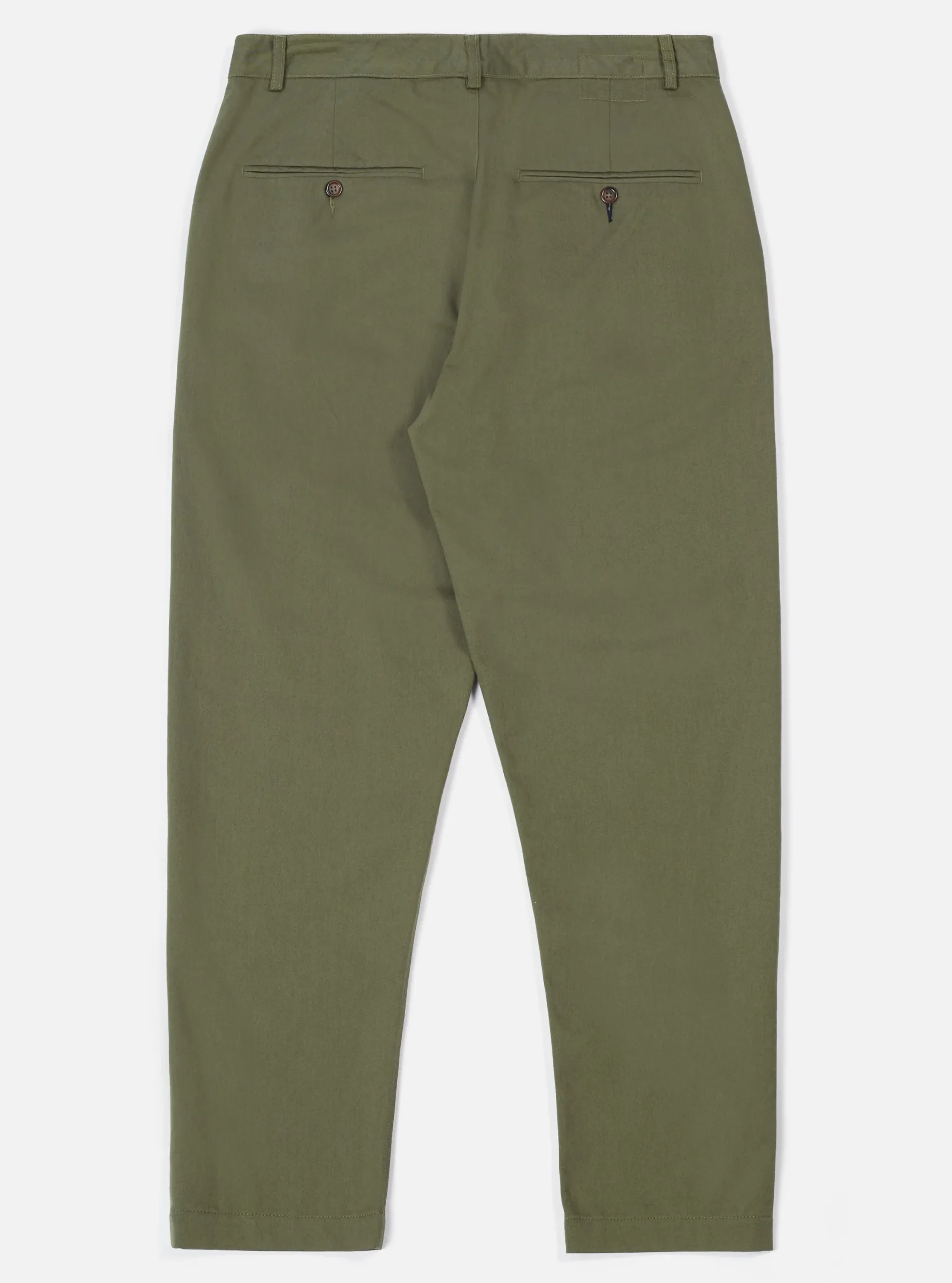 Clearance Military Chino In Light Olive Twill Men Suiting.