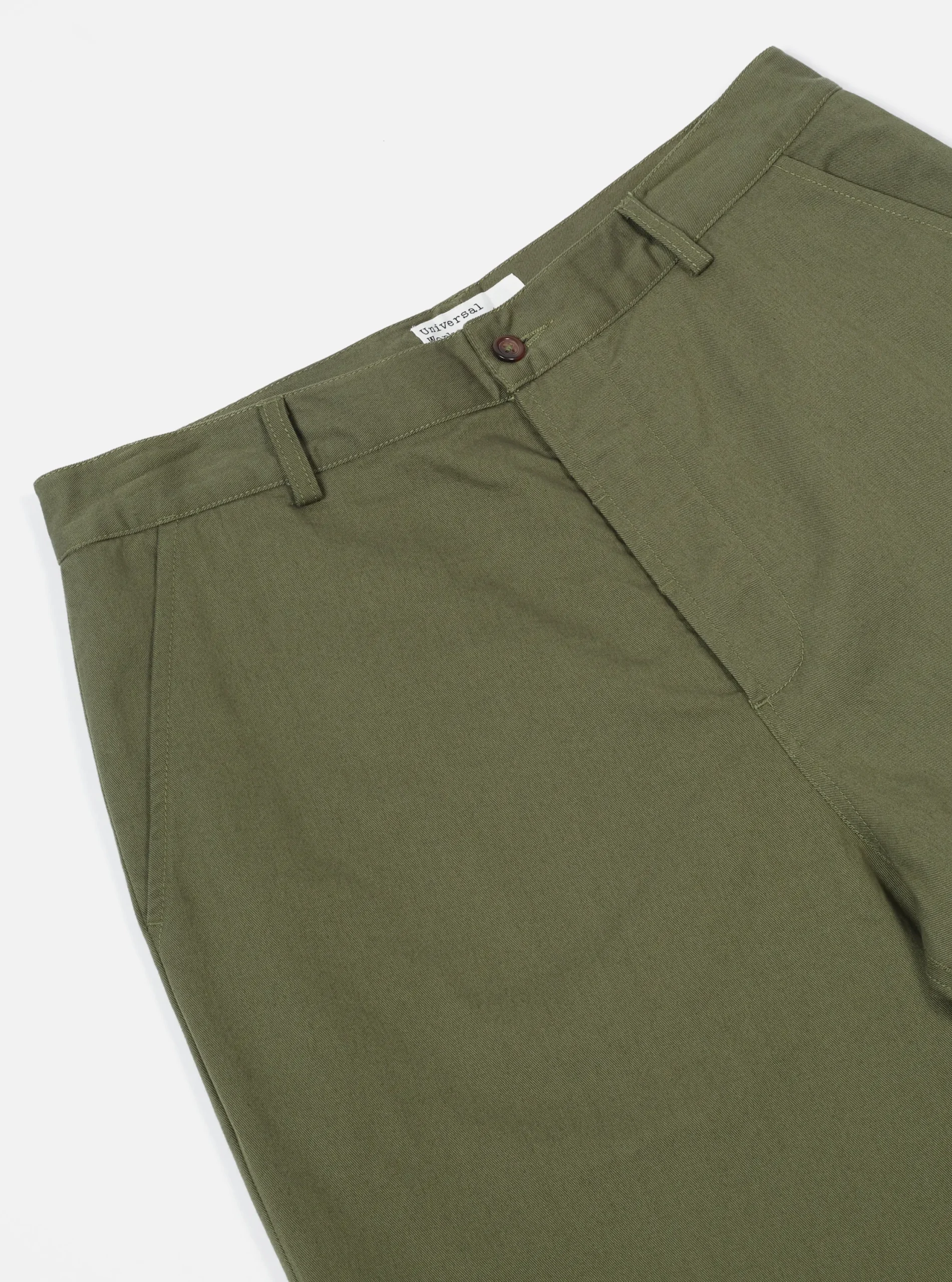 Clearance Military Chino In Light Olive Twill Men Suiting.
