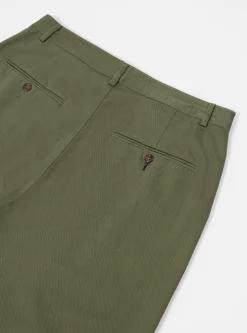 Clearance Military Chino In Light Olive Twill Men Suiting.