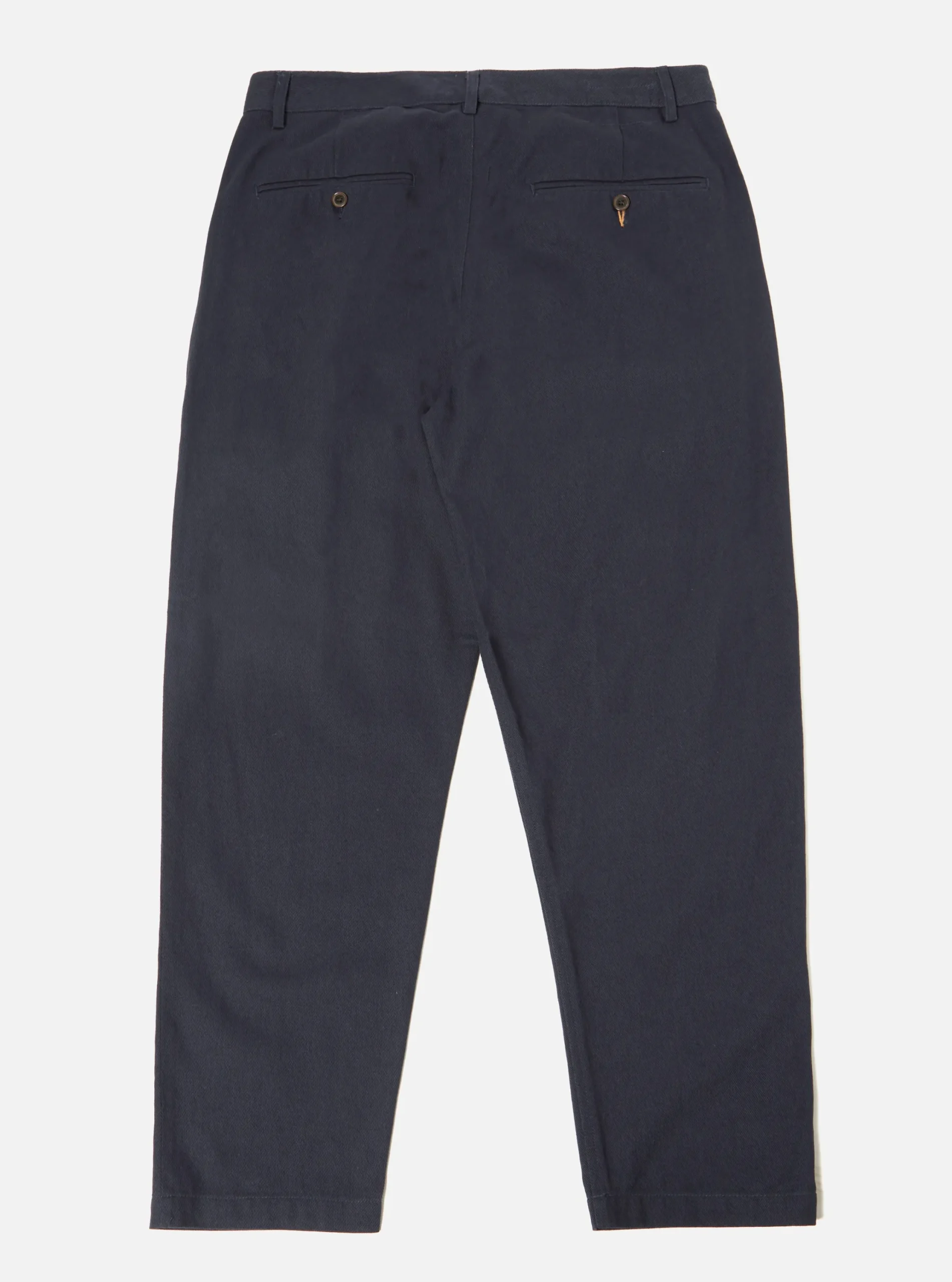 Outlet Military Chino In Navy Winter Twill Men Suiting.