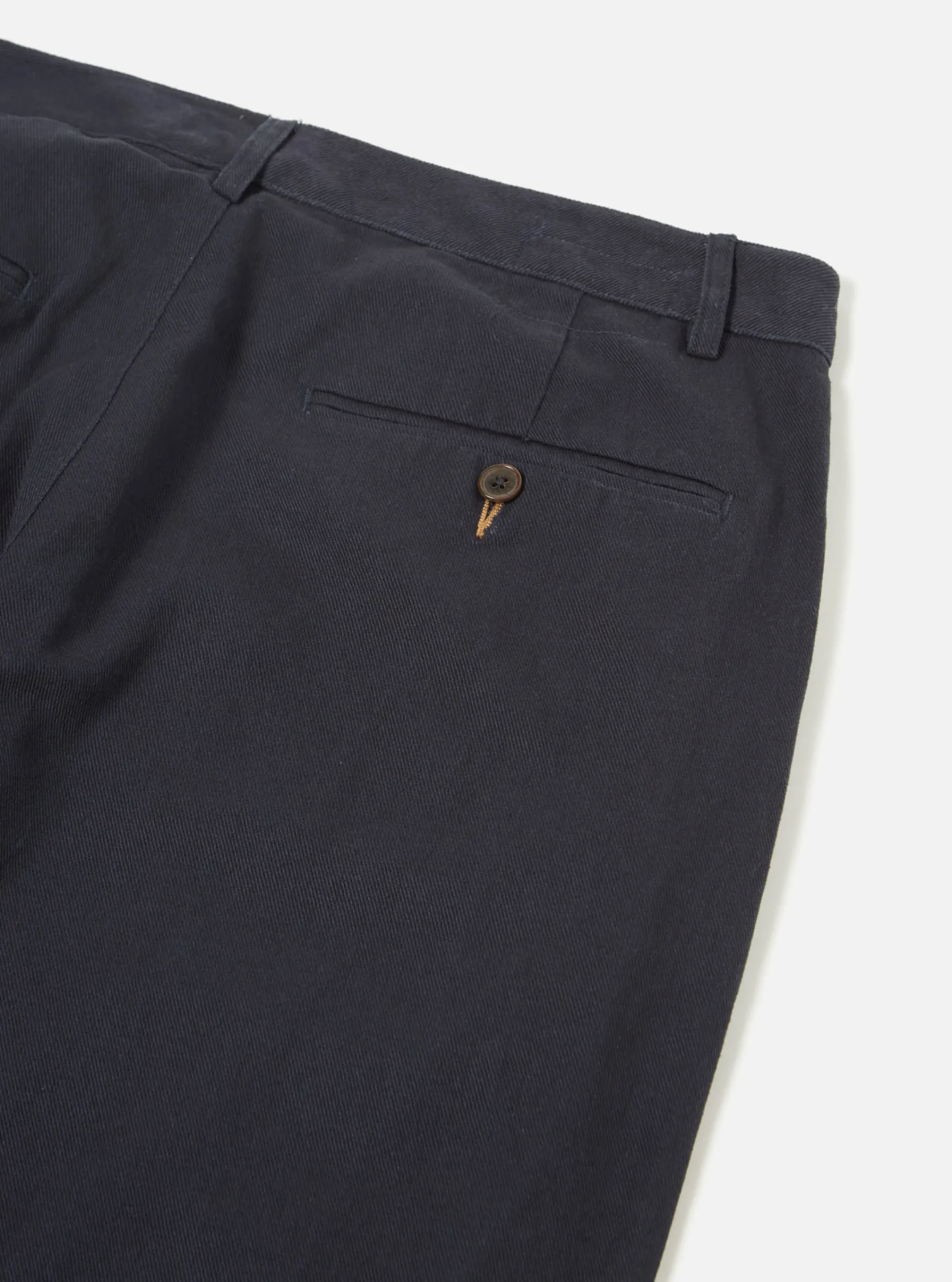 Outlet Military Chino In Navy Winter Twill Men Suiting.
