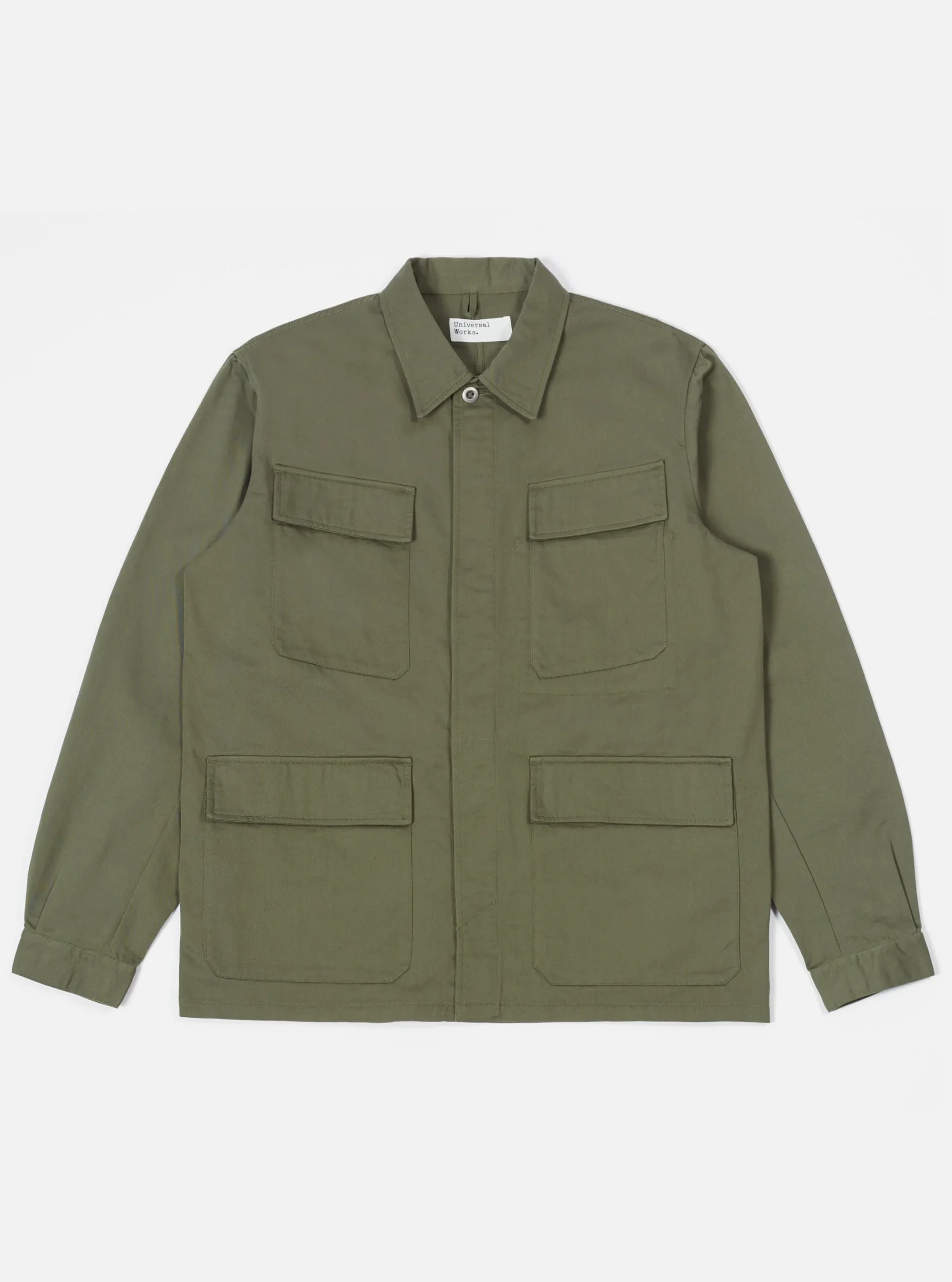 Clearance Mw Fatigue Jacket In Light Olive Twill Men Jackets.