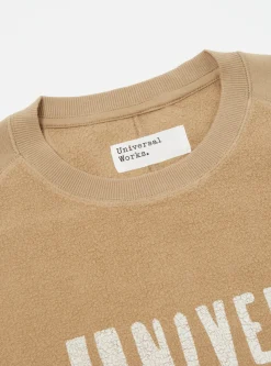 Best Sale 'Mystery Train' Print Sweatshirt In Sand Brushback Men Tees & Sweats.