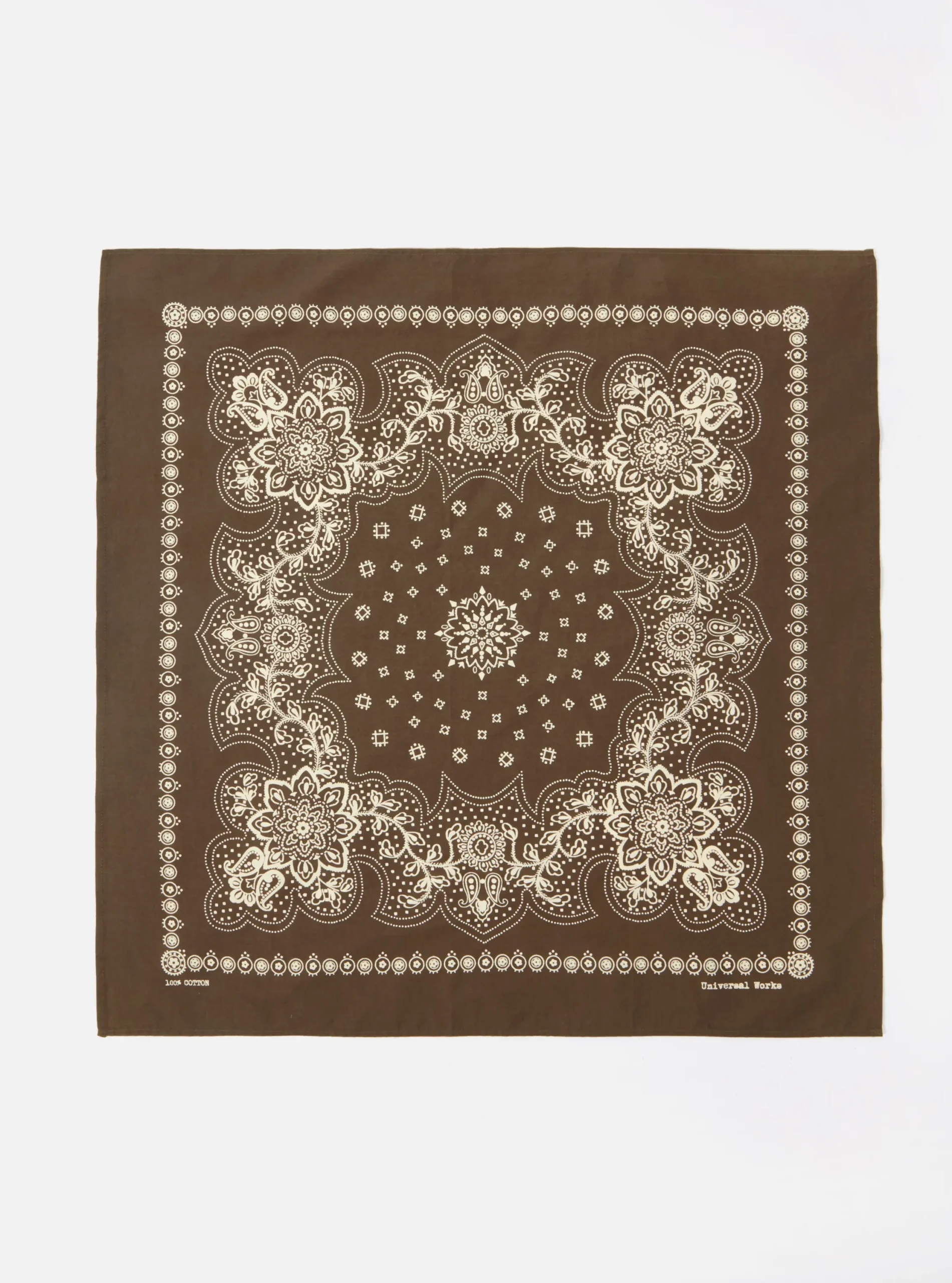 Clearance Neckerchief In Olive Classic Bandana Men Accessories.