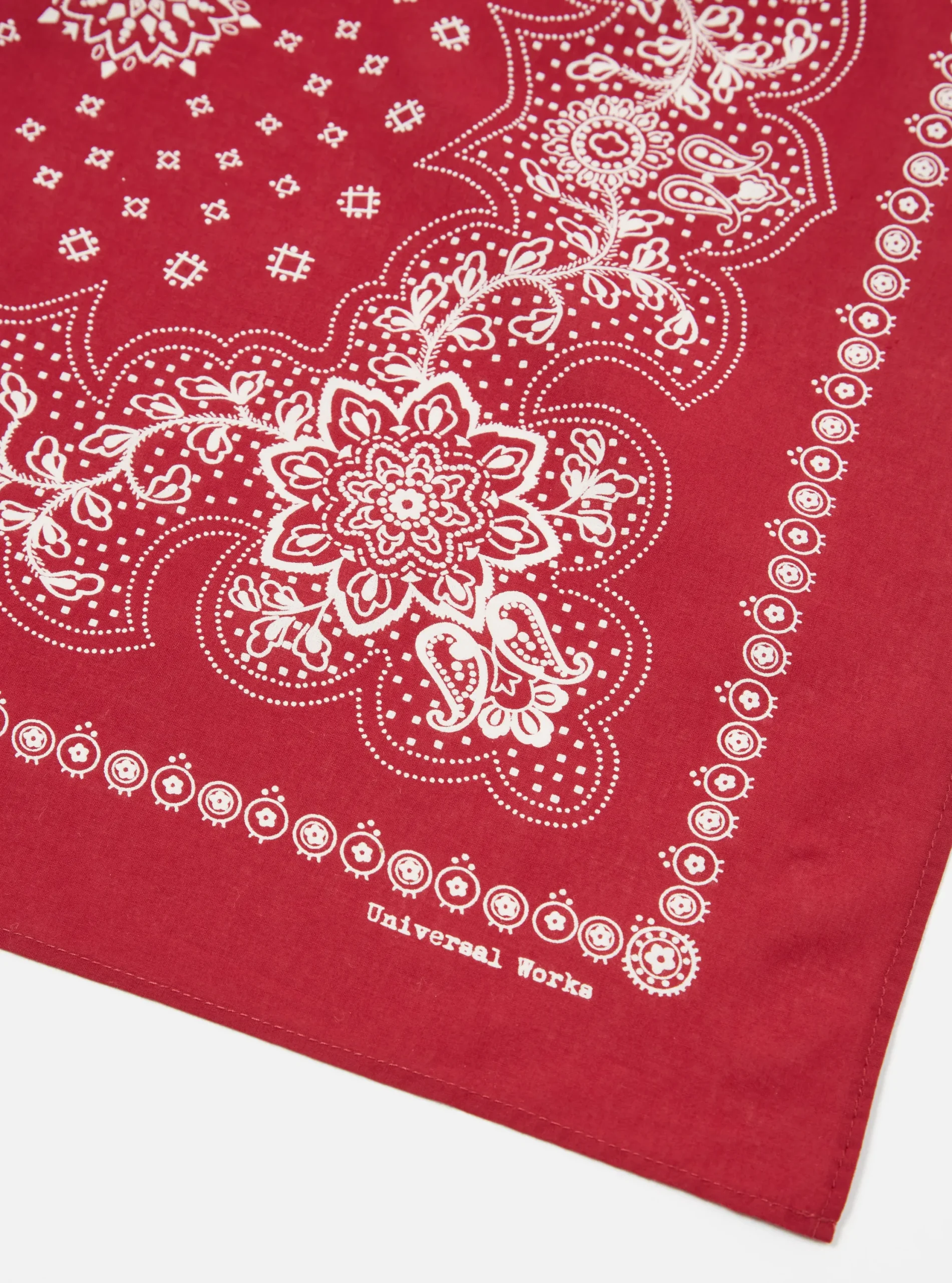 Fashion Neckerchief In Red Classic Bandana Men Accessories.