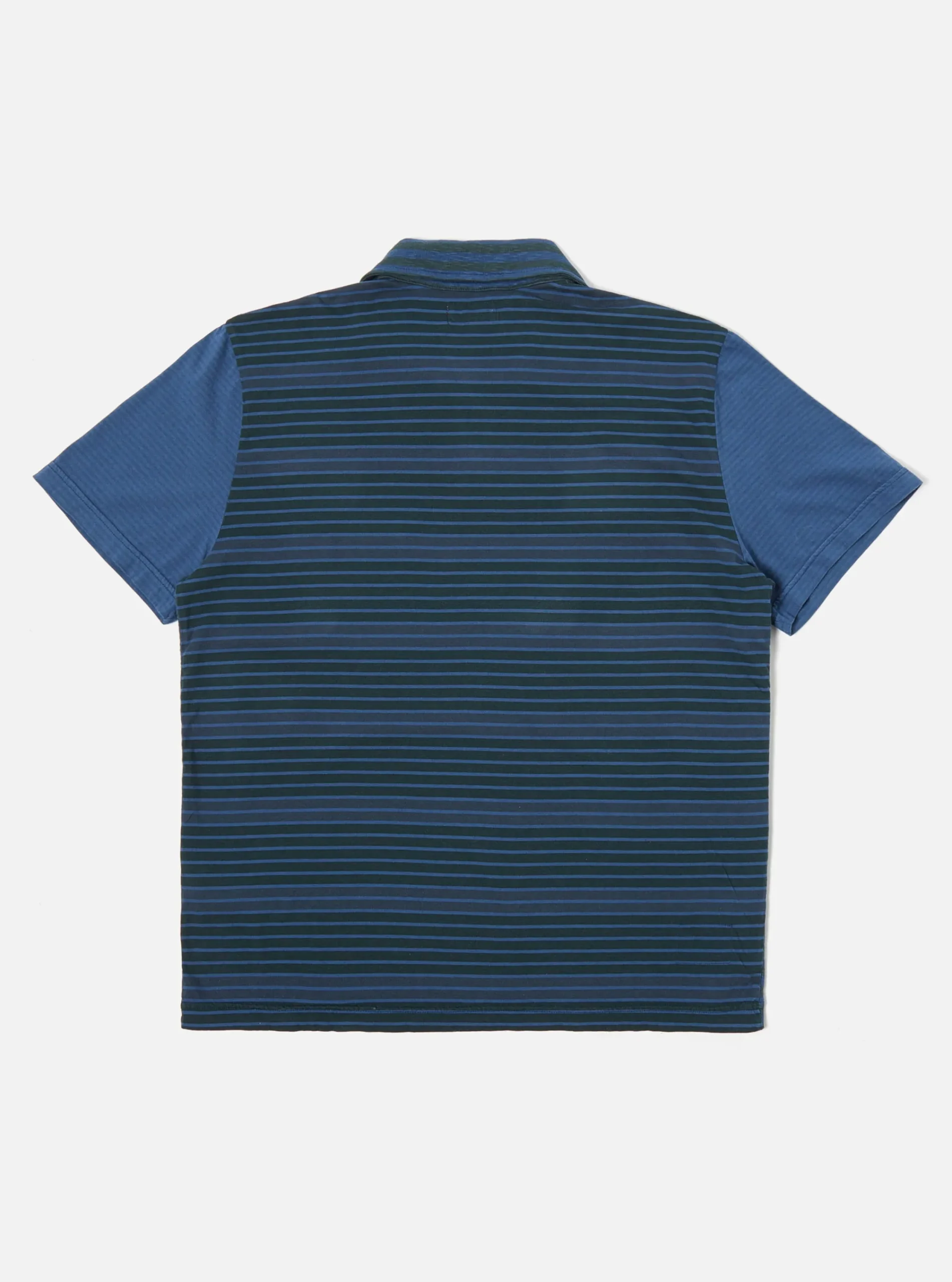 Discount Newlyn Polo In Navy O/D Dead Stock Jersey Men Tees & Sweats.
