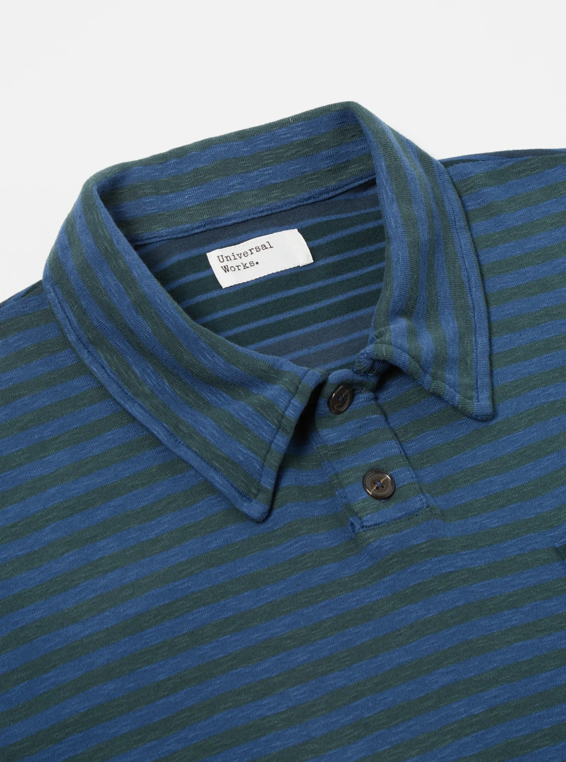 Discount Newlyn Polo In Navy O/D Dead Stock Jersey Men Tees & Sweats.