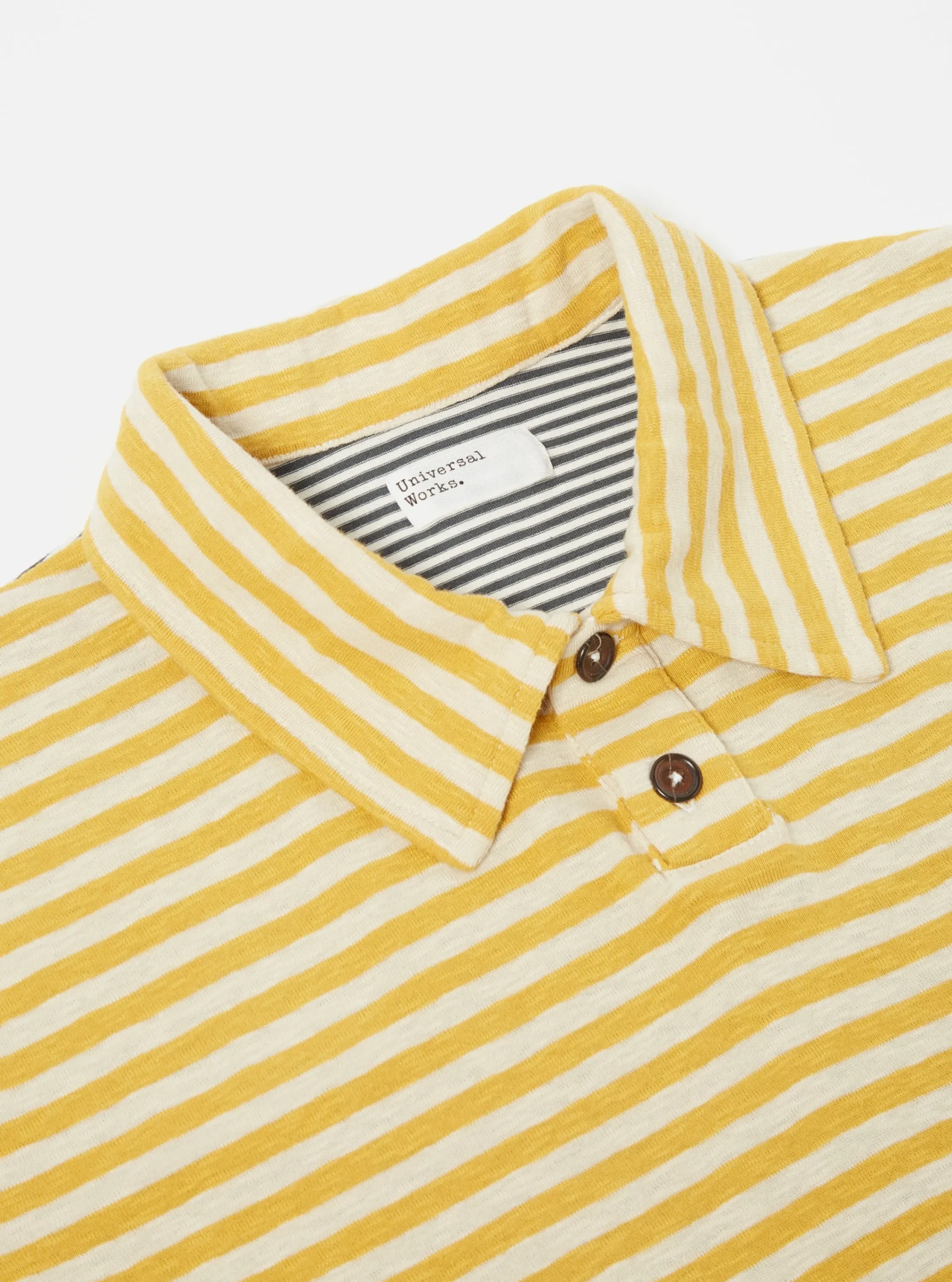 Best Newlyn Polo In Ecru/Mustard Dead Stock Jersey Men Tees & Sweats.
