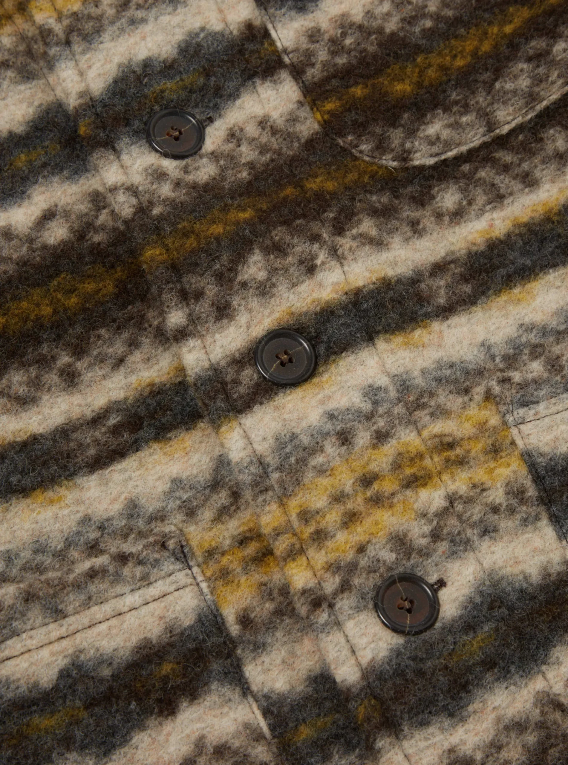 Shop New York Cardigan In Fairisle Wool Mix Men Fleece.