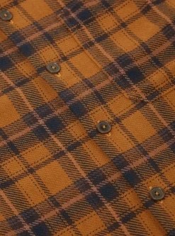 Best Sale Op Work Shirt In Cinnamon Overshirt Check Men Overshirts.