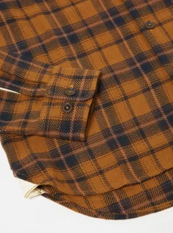 Best Sale Op Work Shirt In Cinnamon Overshirt Check Men Overshirts.