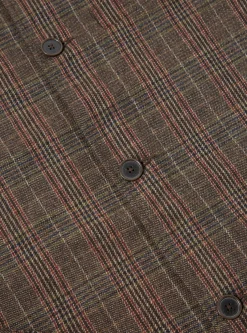 Fashion Overcoat In Brown Tweed Wool Men Coats & Outerwear.