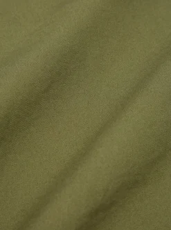 Store Parachute Pant In Olive Fine Twill Men Trousers.