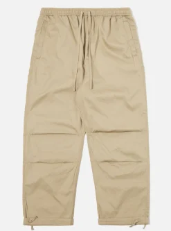 New Parachute Pant In Stone Fine Twill Men Trousers.