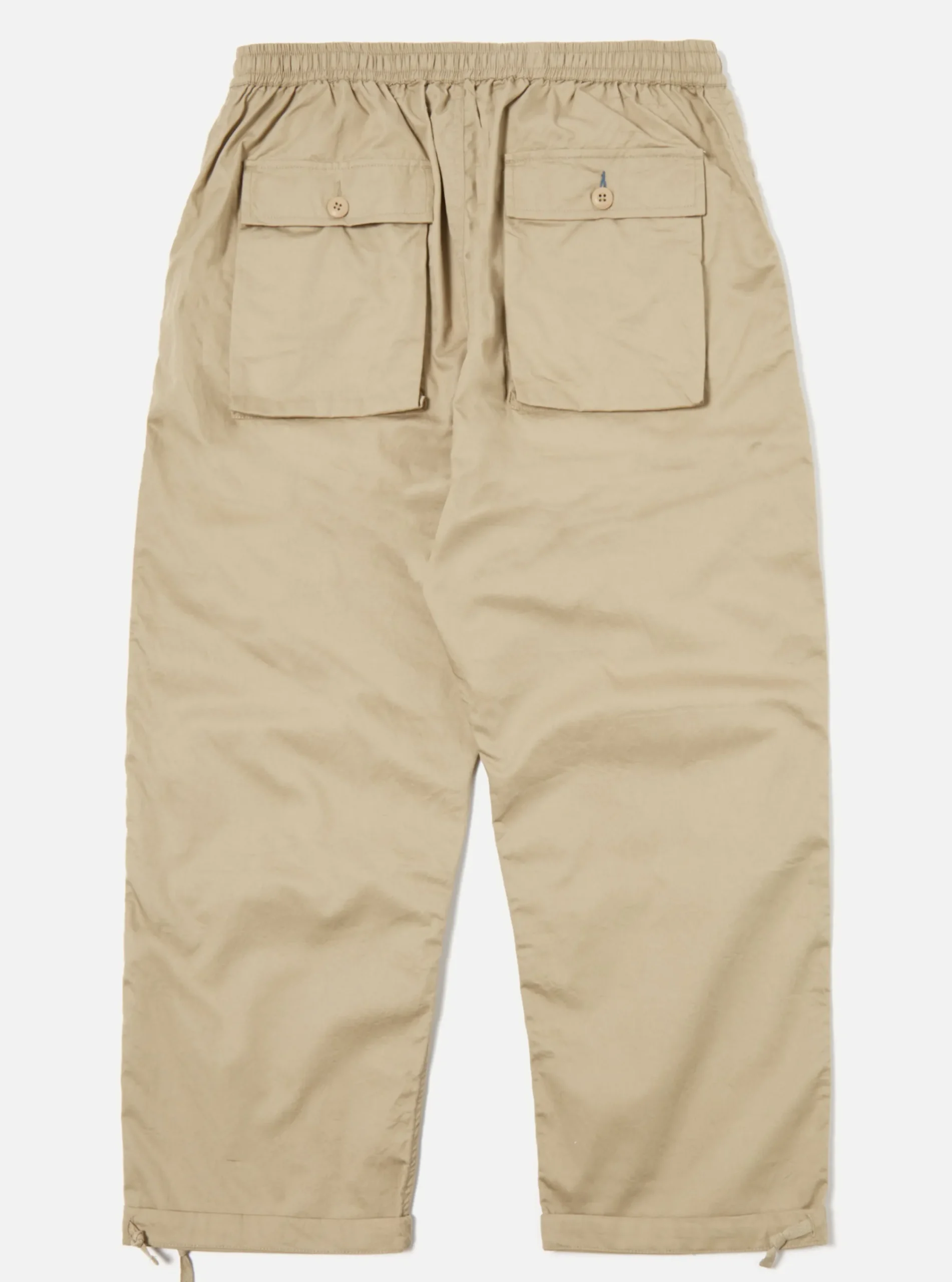 New Parachute Pant In Stone Fine Twill Men Trousers.