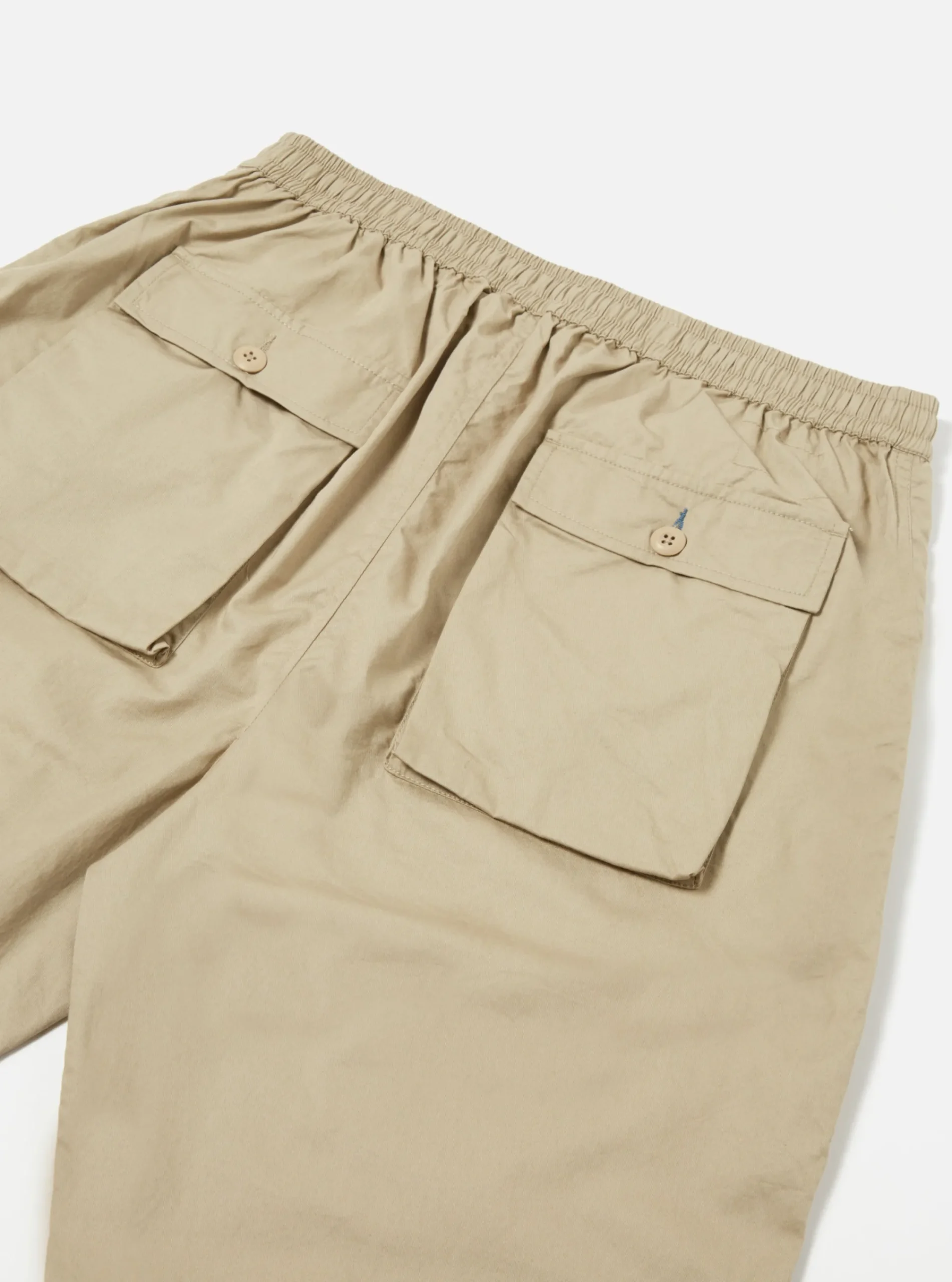 New Parachute Pant In Stone Fine Twill Men Trousers.
