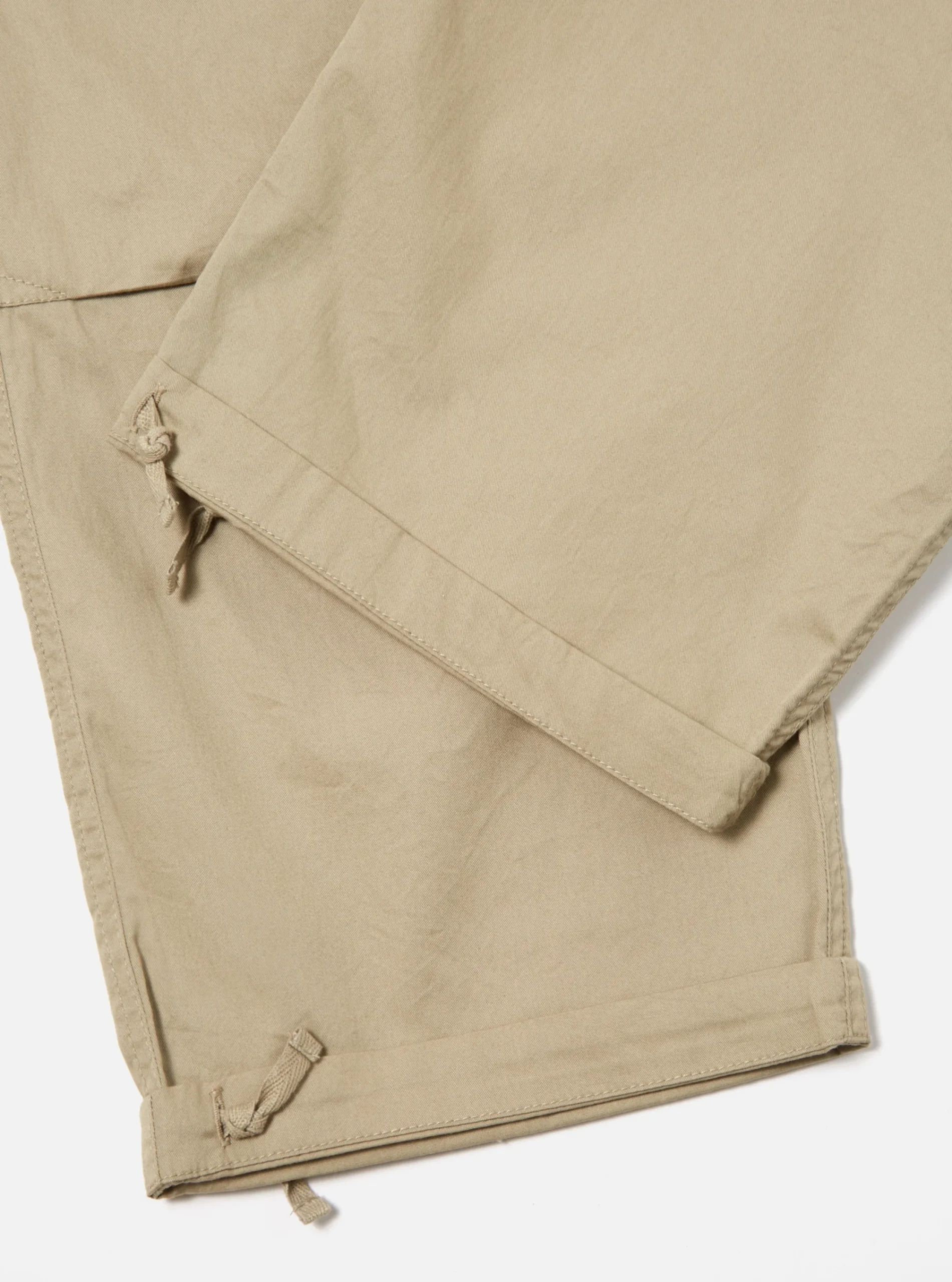 New Parachute Pant In Stone Fine Twill Men Trousers.