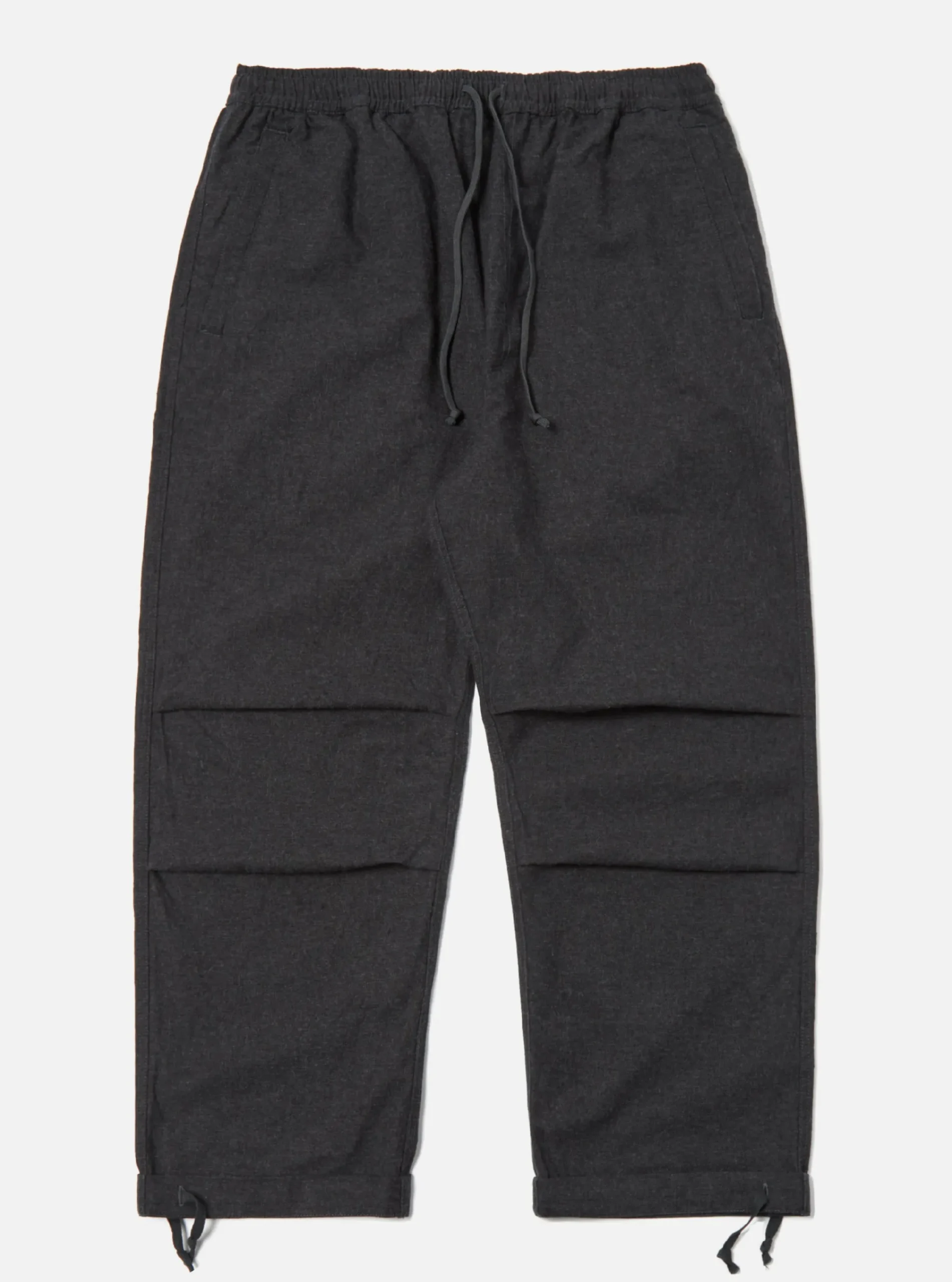 Discount Parachute Pant In Charcoal Carbon Cotton Men Trousers.