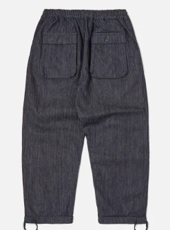 Best Sale Parachute Pant In Indigo Japanese Twill Denim Men Trousers.