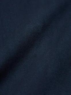 Fashion Parachute Pant In Navy Winter Twill Men Trousers.