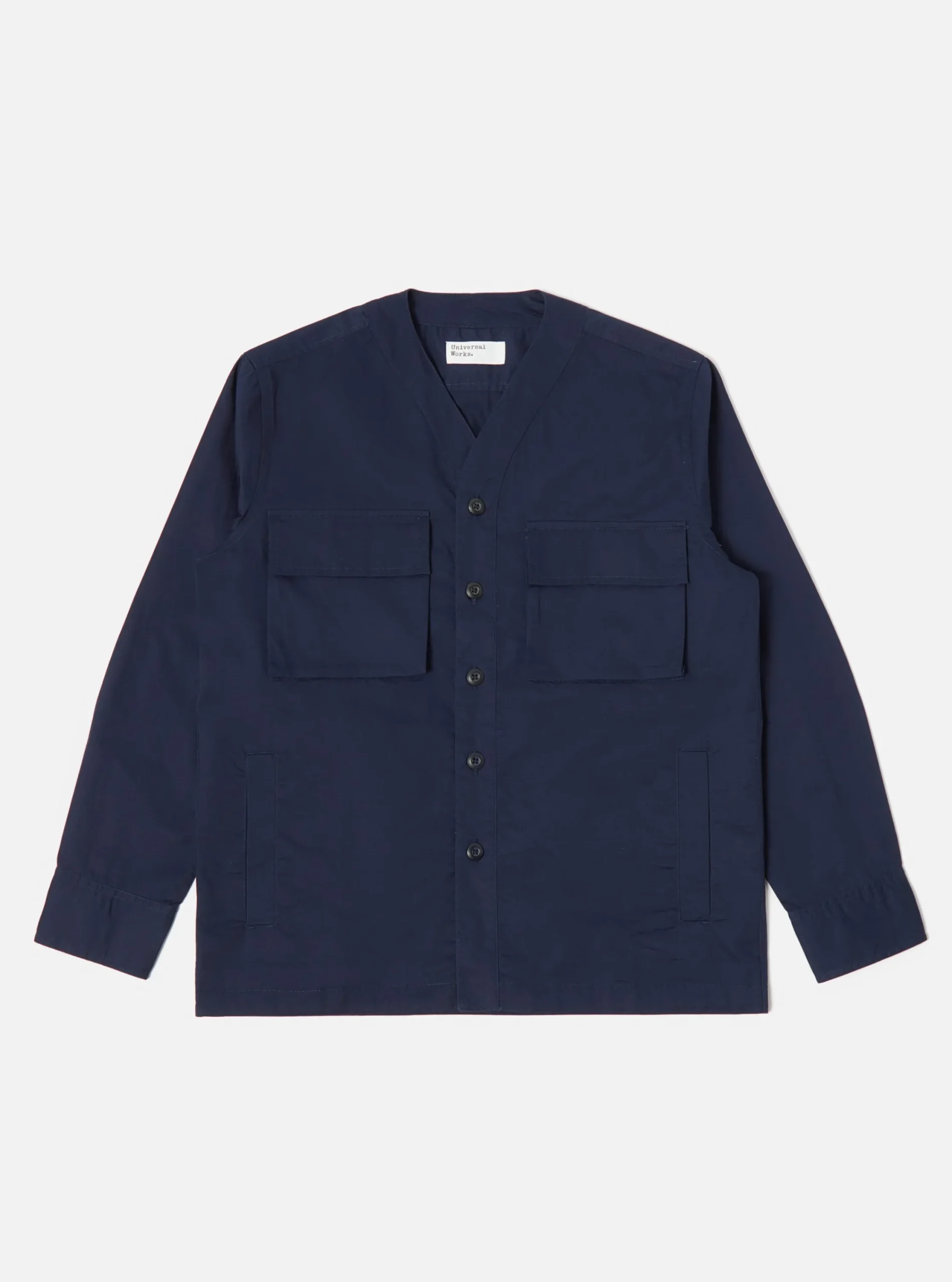 Online Parachute Shirt In Navy Fine Twill Men Overshirts.
