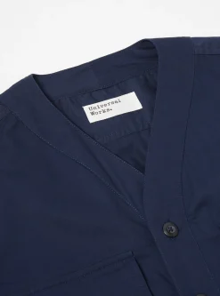 Online Parachute Shirt In Navy Fine Twill Men Overshirts.