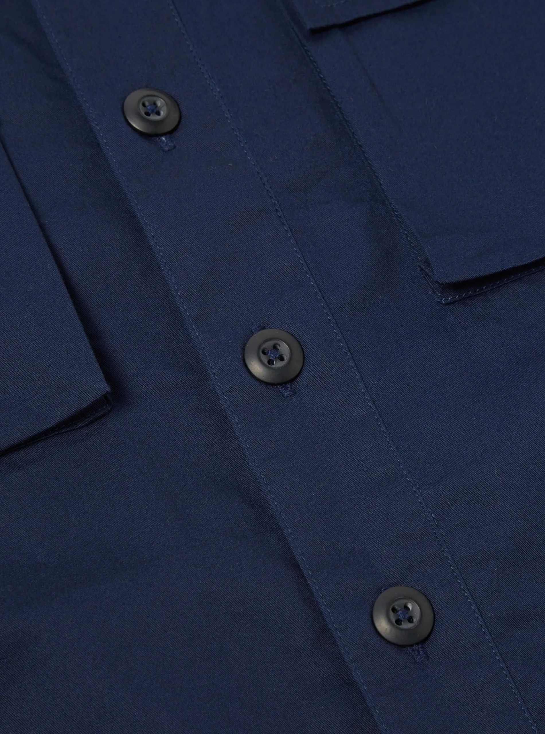 Online Parachute Shirt In Navy Fine Twill Men Overshirts.