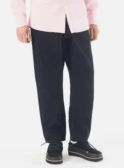 Sale Peacenik Pant In Black Nebraska Cotton Men Trousers.