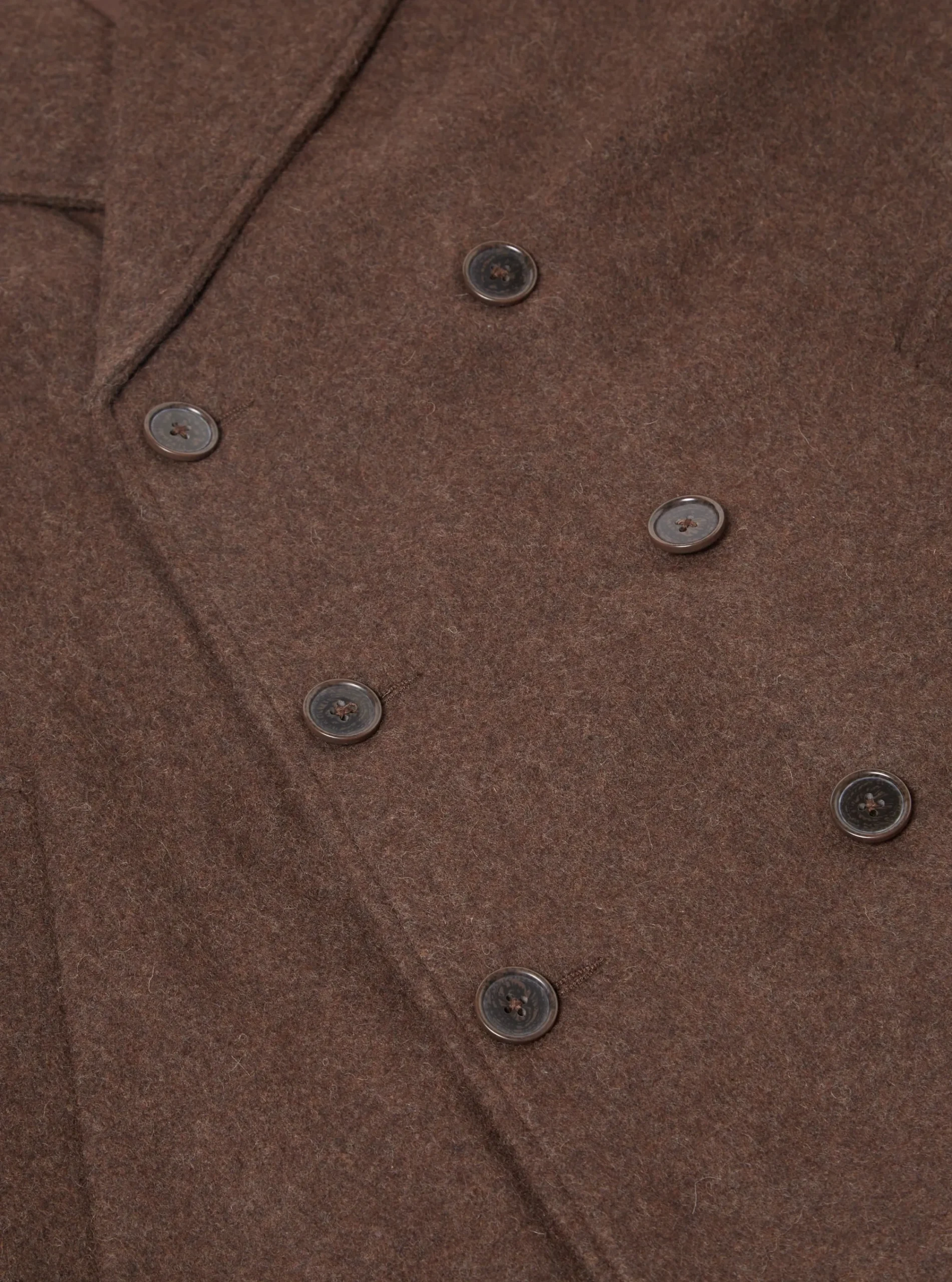 Best Sale Peacoat In Brown Melange Melton Men Coats & Outerwear.