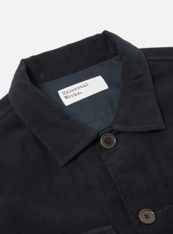 Store Photographers Jacket In Dark Navy Lightweight Moleksin Men Jackets.