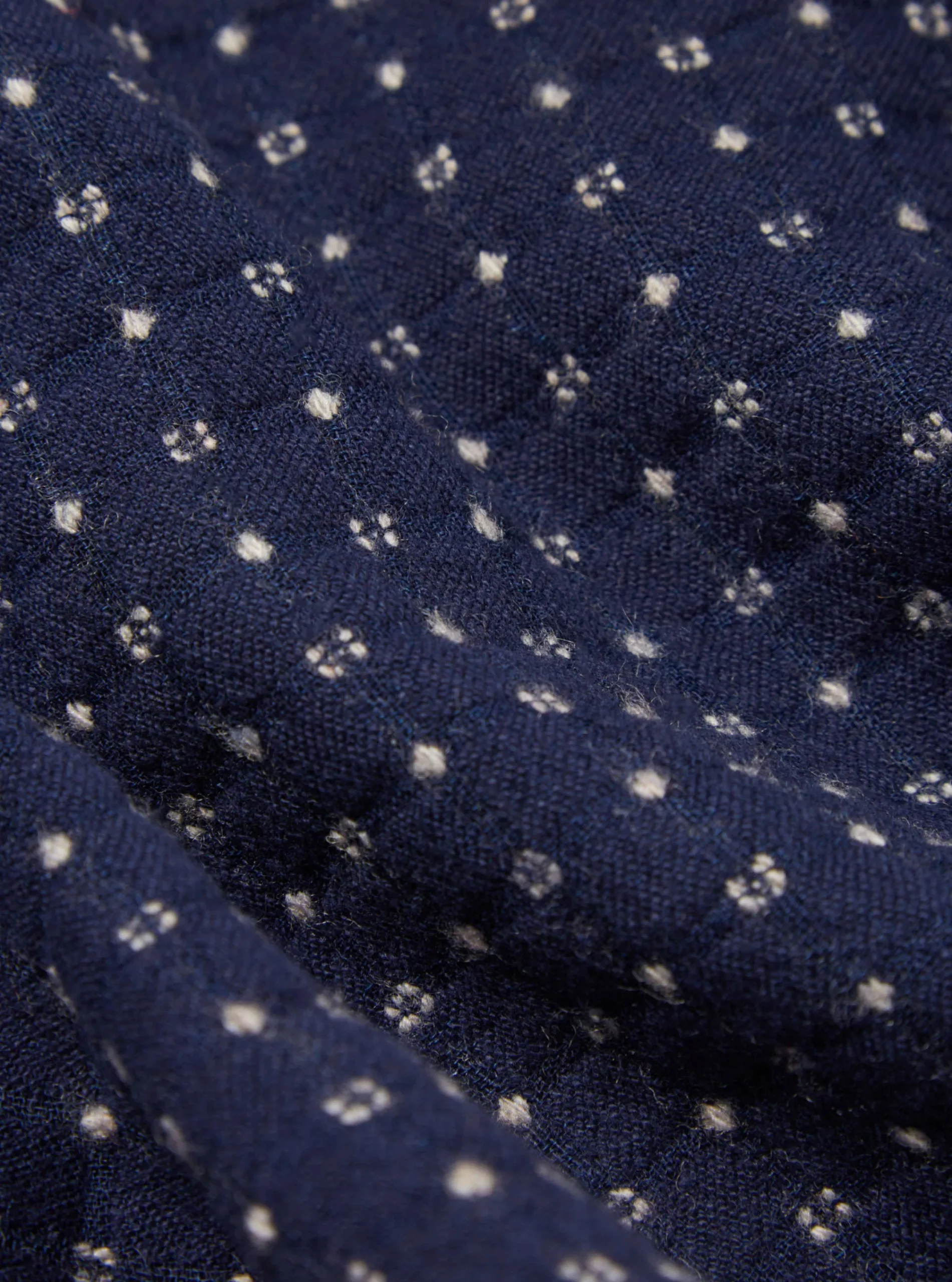 Shop Pleated Track Pant In Indigo Shingora Dot Men Suiting.