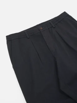 Best Sale Pleated Track Pant In Black Twill Men Suiting.