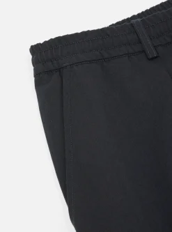 Best Sale Pleated Track Pant In Black Twill Men Suiting.