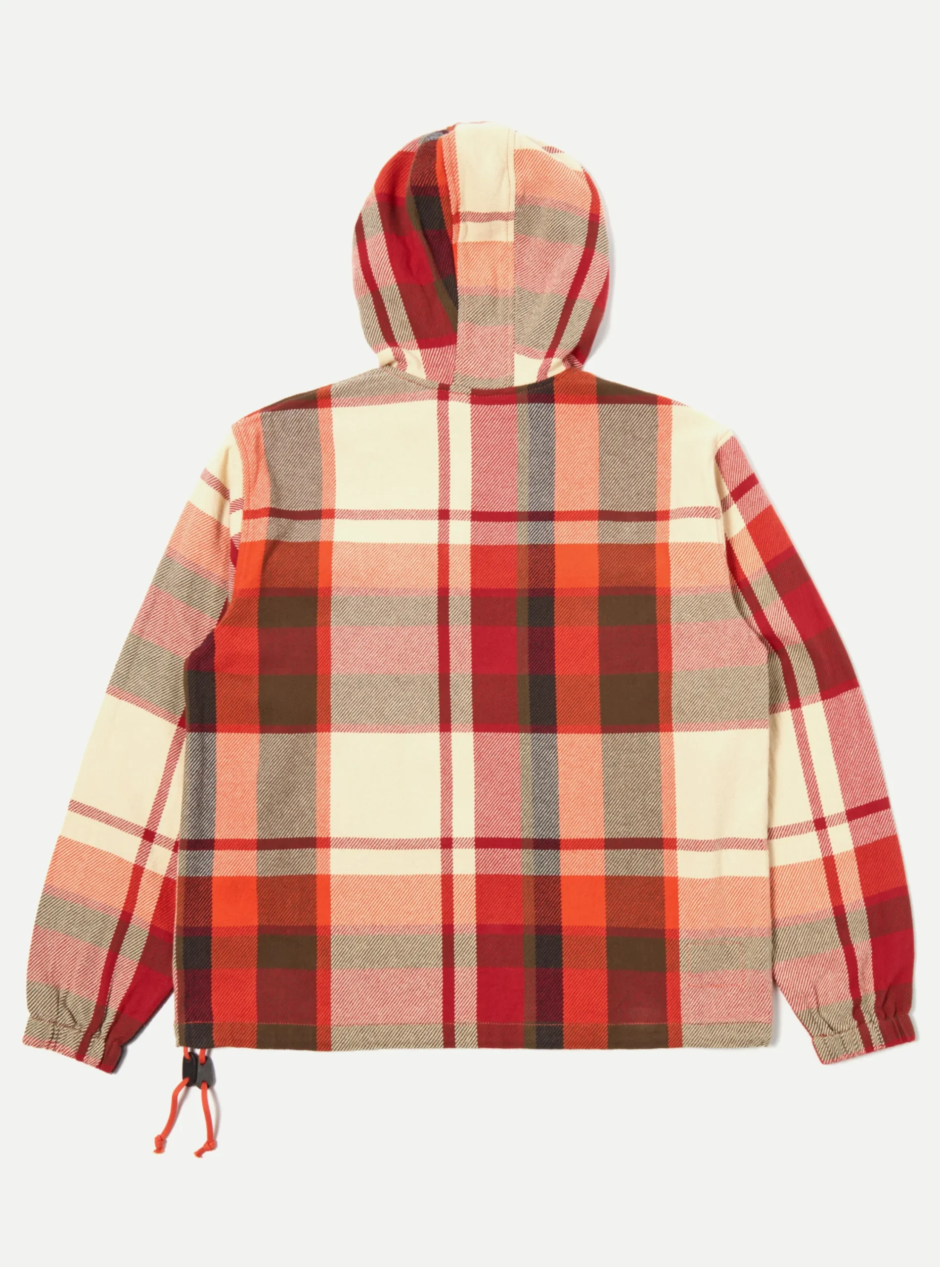 Cheap Pullover Anorak In Red Earth Check Men Coats & Outerwear.